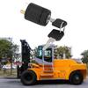 Plastic Material Forklift Ignition Switch with 2 Keys Key Switch  Industrial Mining