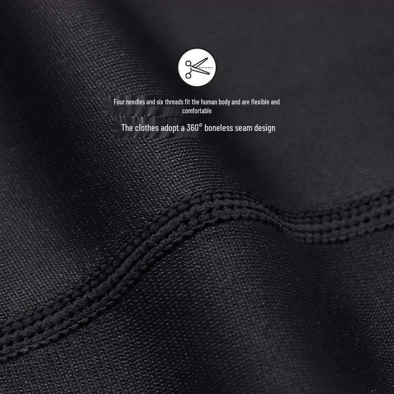 Set de lenjerie termică de iarnă pentru bărbați, cu fleece interior și efect de compresie - cu mânecă lungă, cu uscare rapidă, pentru alergare, antrenament, schi și sporturi de fitness.