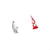 Penguin Fire Resin Sculpture Figurine Collectable Craft Decorative Ornament Animal Statue for