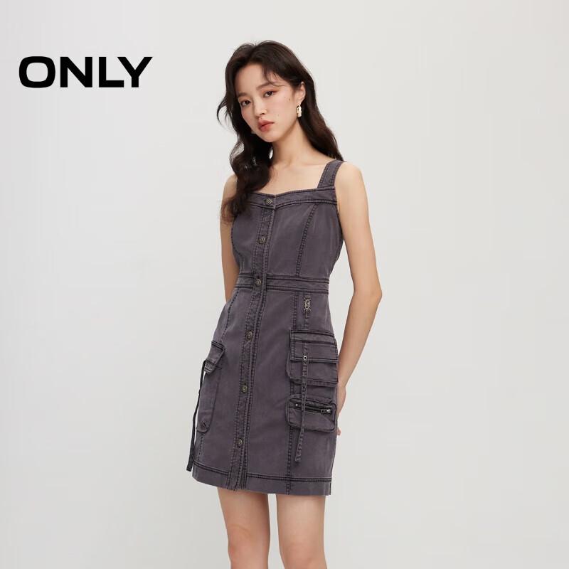 

ONLY 2024 Spring Workwear Style Pocket Suspender Dress XL