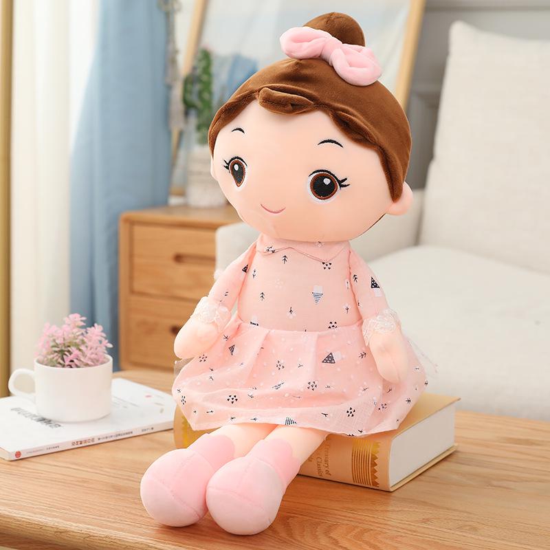

Angela Plush Doll – Cute Bedtime Companion & Hugging Pillow Gift for Girls 45 cm 0.17 kg розовый