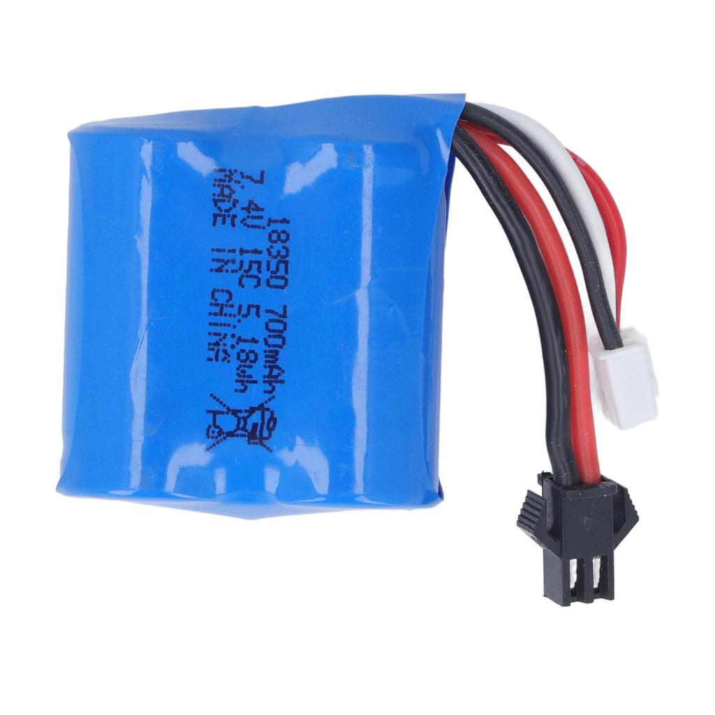 RC Boat 7.4V 700mAh Lithium Battery Lightweight Overcharge Short Circuit Safeguard for UDI001 H100H102