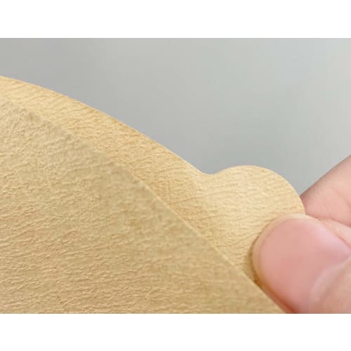 Kanae Paper Coffee Filters, KS, Trapezoidal Shape, 2-4 Cups, Pack of 100, Unbleached, Made in Japan, Brown