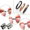 10 Pack Copper Magnetic Clasps Cord End Caps Leathers Rope End Caps for Jewelry