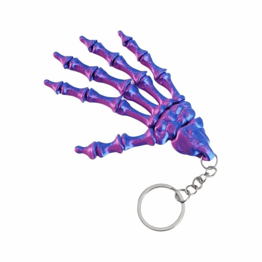 Handmade Movable Skeleton Hand Creative Glowing Skeleton Hand Pendant Desk Toy Style 5