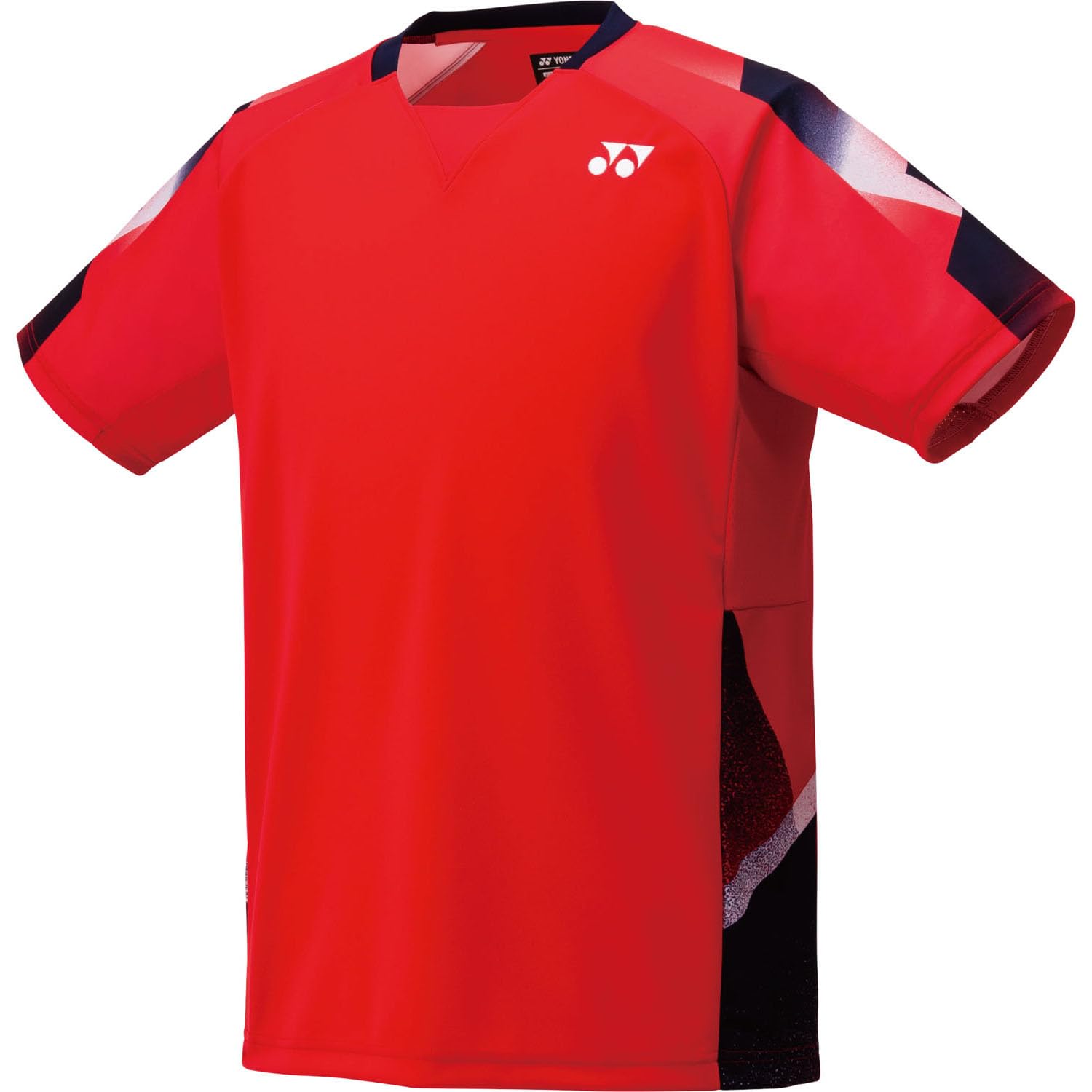 

Yonex Game Uniform Game Shirt Sunset Red Shirt, (Fit Style), (496)