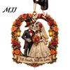 Vnitřní bytové doplňky Ozdoba na Den mrtvých, Mexická květinová kostra Závěsná dekorace, Akrylové Potřeby pro oslavu Festivalu Dia De Los Muertos