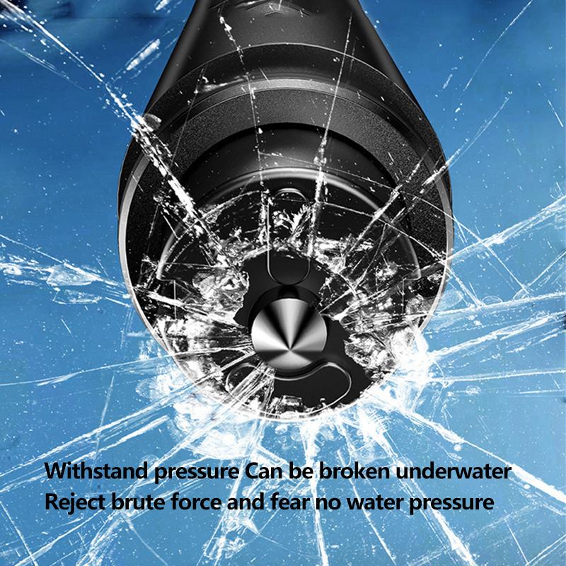 2 in1 Auto Sicherheitshammer Fensterbrecher Sicherheitsgurtschneider Fensterglaswerkzeug Flucht Nothammer Lebensrettendes Rettungszubehör