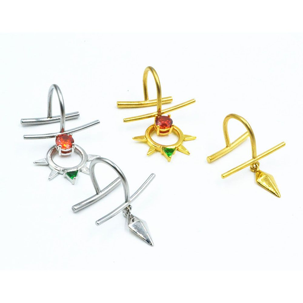 1320 Stück Fake Piercing Aufkleber - Selbstklebende Lippen- & Nasenstecker