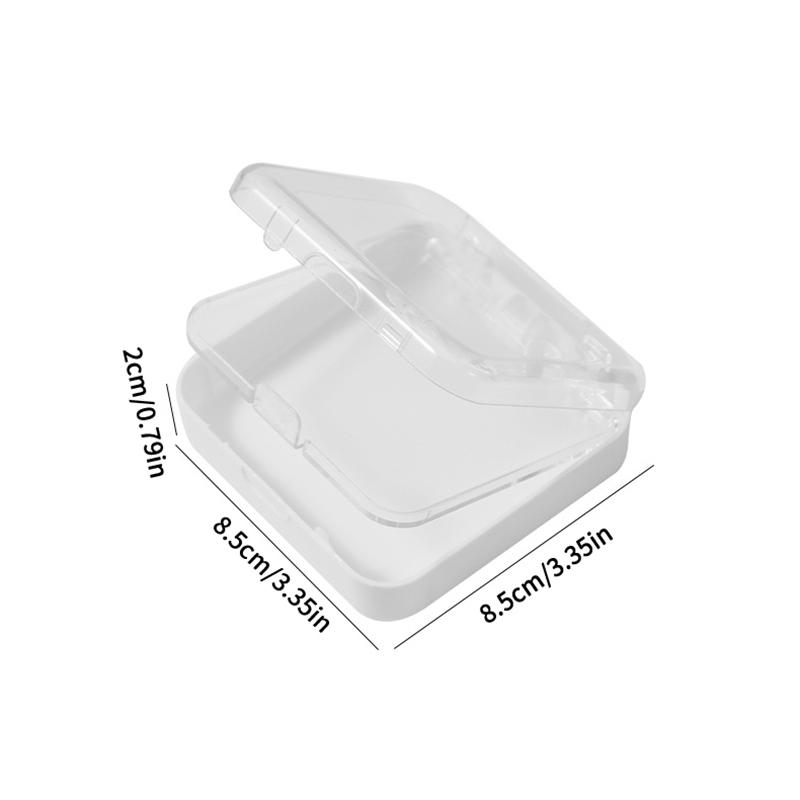 Empty Double Layer Nail Boxes For Packaging Square Shape Box  Nail Tips Press On Nail Packaging Case Small Business