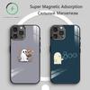 P-Playful G-Ghost    Phone Case For iPhone17,16,15,14,13,12,11 Plus,Pro Max Magnetic For Magsafe Wireless Charging
