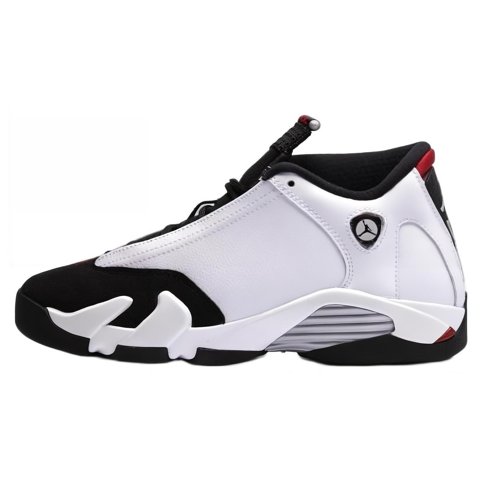 (GS) Air Jordan 14 Retro  Black Toe  2014 Kids  654963-102 EU 37.5