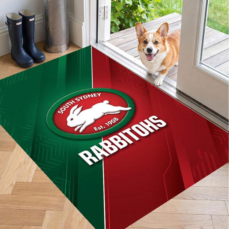 Miękki Dywanik Podłogowy Wzór South Sydney Rabbitohs Dywanik Dekoracyjny Do Wystroju Domowego Pokoju