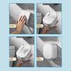Disposable Toilet Brush with Sponges Head Not Drill Wall Mounted Easy 1 Touches Replacement for Hygienic Bathroom Cleaning