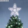 Christmas Tree Top Star LED Light Lamp Christmas Decorations For Home Xmas Tree Ornaments Navidad New Year 2025 Natal Noel