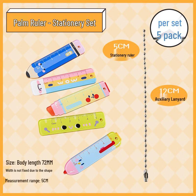 Cute Multi-functional Ruler Set for Students