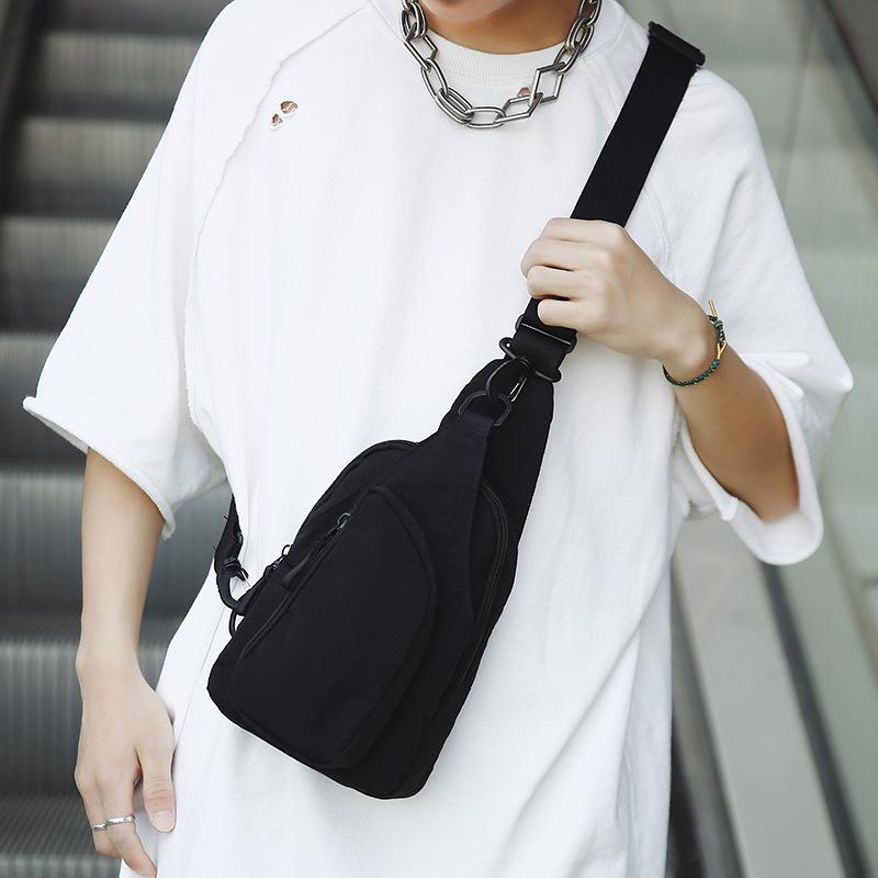 Trendy Brand Breast Bag Women'S Shoulder Messenger Bag Boys Lightweight And Versatile Outdoor Leisure Sports Multi-Pocket Fashion Mobile Phone Bag