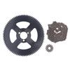 Steel 25H Chain Sprocket Set 29mm 80T Rear Sprocket Drive Chain Sprocket Set  E-Bike