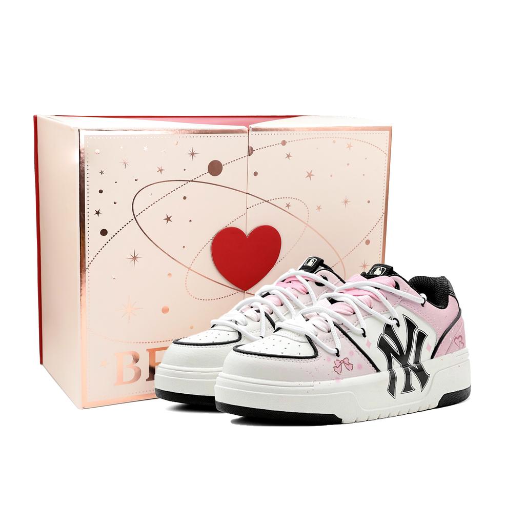 MLB Chunky Liner Lightweight And Breathable Low top Skateboard Shoes Unisex Pink 3ASXCA12N-50WHS(Team-52-Random packaging bags