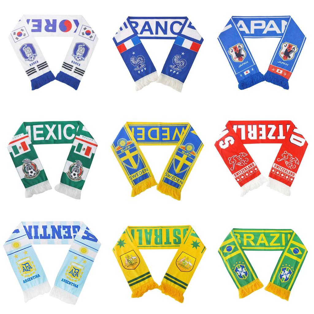 European Cup Soccer Scarf With Quickdry Cotton Fabric For Fans And Collectors