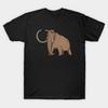 Herren Schwarzes T-Shirt mit Aufdruck Mammut No-Cut Transferpapier Druck Baumwoll-T-Shirt