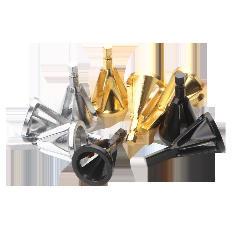 Deburring and Chamfering Tool for Grinding and Trimming Rusty Screws In Electric Drills.