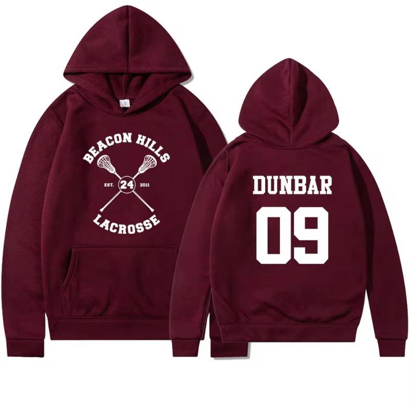 Autumn Teen Wolf Hoodie Beacon Hills Stilinski 24 Lahey McCall Men Womnen Fashion Design Pullover Men's Fleece Hoodies
