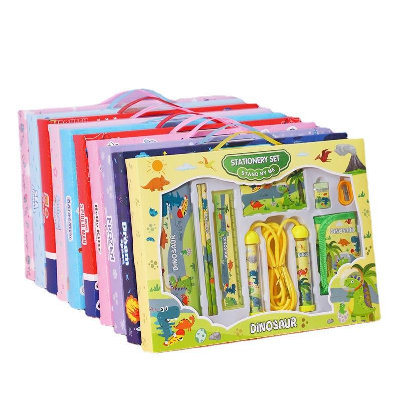 2026 Cartoon Stationery Set Gift Box Student Gift Reward Holiday School Supplies Student Prizes