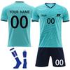 Personalised Shirts Kit Mens Girls With Name Number Custom Football Jerseys For Boys Training Suit