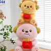 Burger Adorable Fries Drooling Bear Plush Toy Pillow For Children Teens And