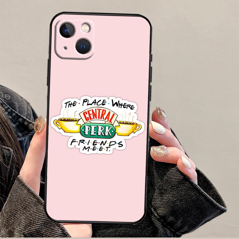 Central Perk Friends TV Show Phone Case For iPhone 17 Pro Max 17 Air 14 13 12 11 15 16 Pro Max mini 16 Plus 16e Cover