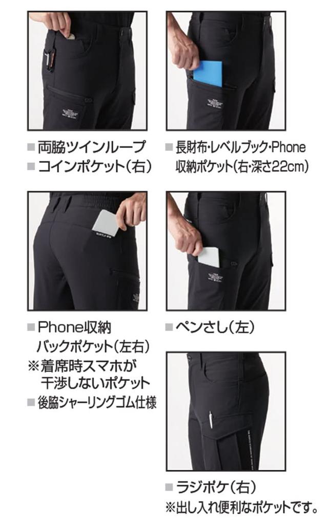 BURTLE Year-Round Cargo Pants (Unisex) 9502, Size L, Navy