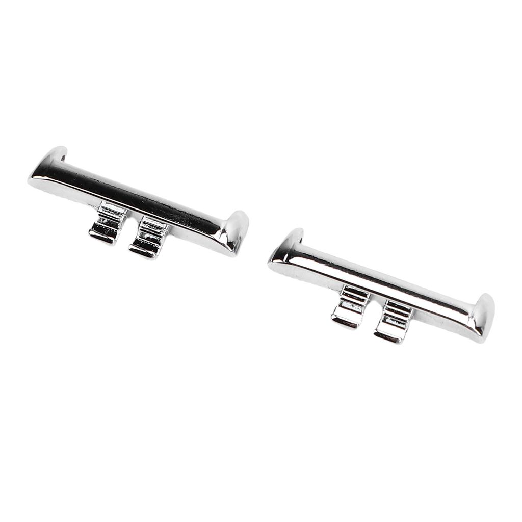 1 Pair 20mm Metal Watch Band Adapter Replacement for Rossini 2i Smartwatch Quick Release Watch Strap Connector Silver