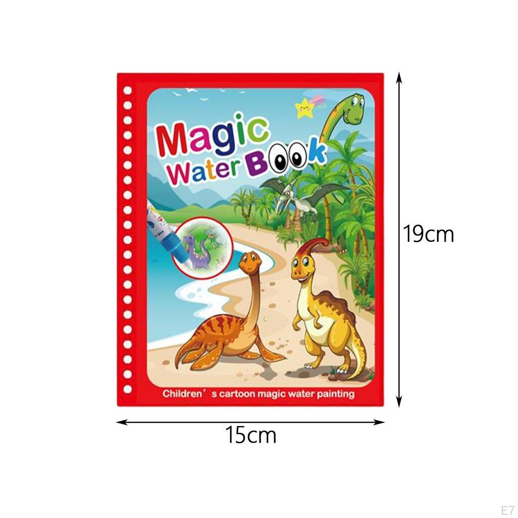 Adorable Water Painting Book, Arts Toy Colouring Book Reusable Drawing Tablet for Boys Girls