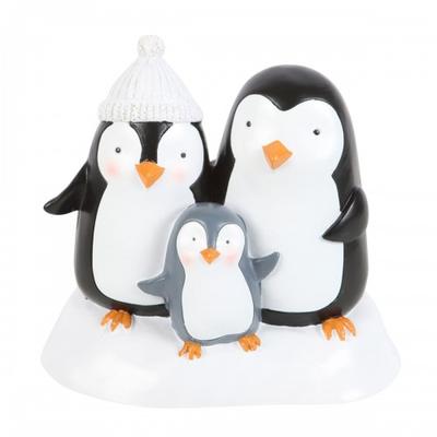 Pinguin-Ornament aus Kunstharz