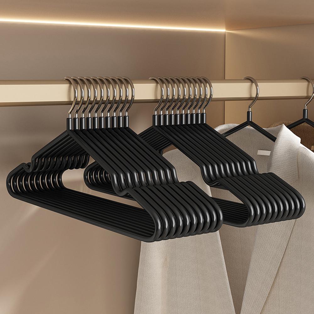 Non Slip Drying Hangers Non Marking Clothes Hangers for Home Use Metal Thick Clothes Hangers Storage Bedrooms Wardrobes Adult