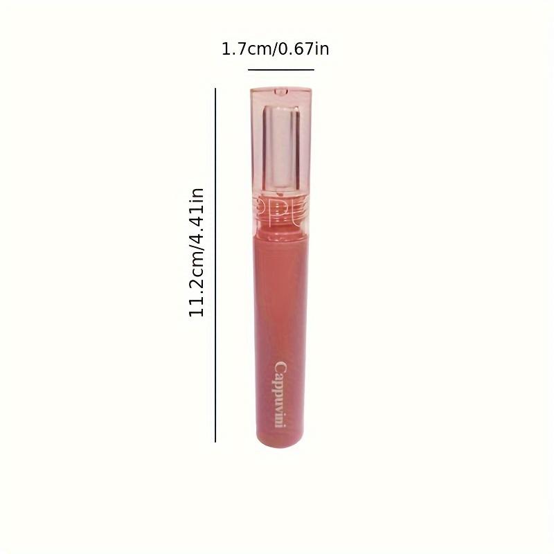 Gloss Labial Jelly Espelhado à Prova d'Água 6 Cores Brilho Labial Água-Luz Longa Duração Hidratante Brilhante Vermelho Tonalizante Lábios Maquiagem Cosméticos