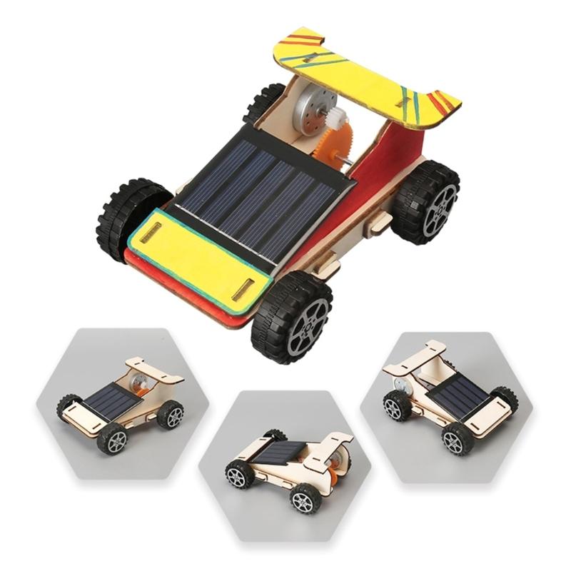 Kits Science Toy Assemble Solar-Powered Car Models Kits Science Experiment For Exploration Educational STEM Toy
