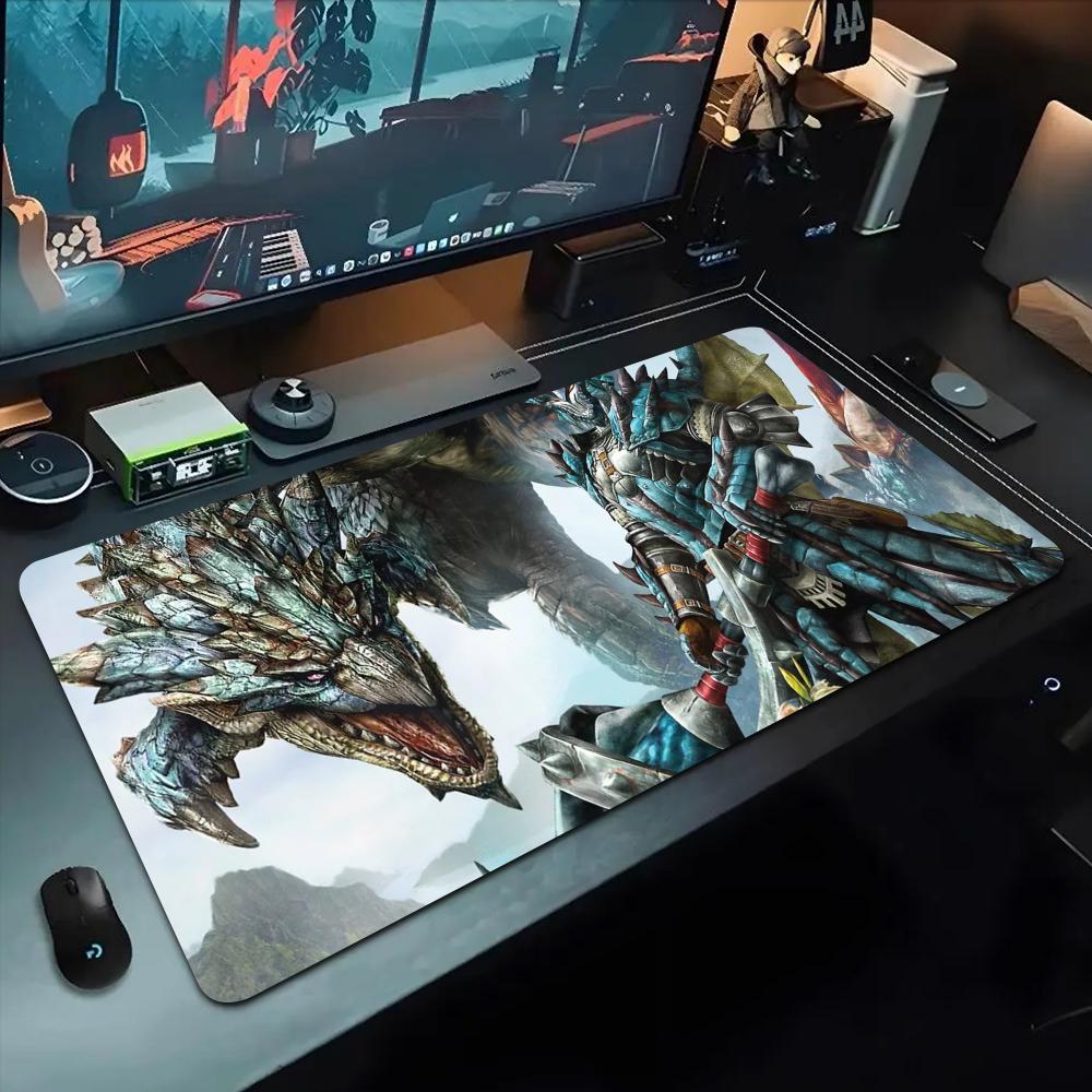 monster hunter Mouse Pad 500X1000 mm Large Gaming Mousepad Gamer XL Rubber Otaku Keyboard Pad Laptop Desk Mat