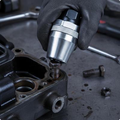 Screw Extractor Chuck Hex Drive Tool Easy To Use for Workshop, Mechanics, DIYers