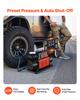 VEVOR Dual-Cylinder Heavy Duty Air Compressor, 300L/min Auto-Stop Portable Tire Inflator