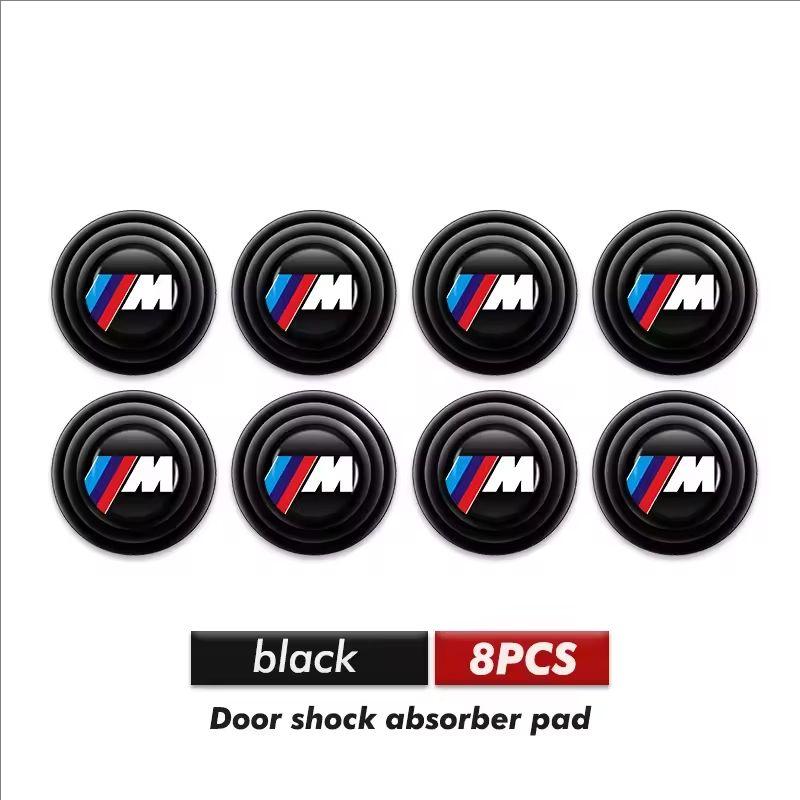 4/8/12pcs Car Silicone Anti-collision Door Shock Absorber Spacer Sticker For BMW M E34 E46 E39 E38 E90 E60 E36 F30 F30 F10 E92 DV1