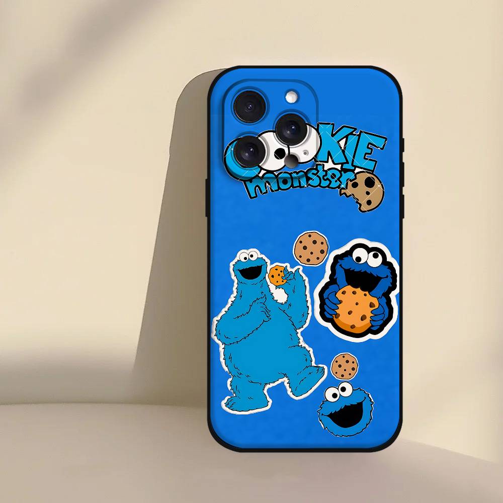 Cookies Monster Phone Case For IPhone 17/16/15/13/14 Pro Max/ 11Plus/X/Xr/Xs Max/12mini