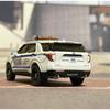 cjafuz1 1:64 2020 Ford Police INTERCEPTOR UTILITY NYPD Alloy Car Model Collectible Toy Gift Souvenir Display Ornament