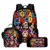 Kids Cartoon Backpack Set With Lunch Bag Pencil Case - Lightweight Ergonomic School Grades 1-6