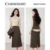 Elegant Autumn Commuter Three-Piece Set