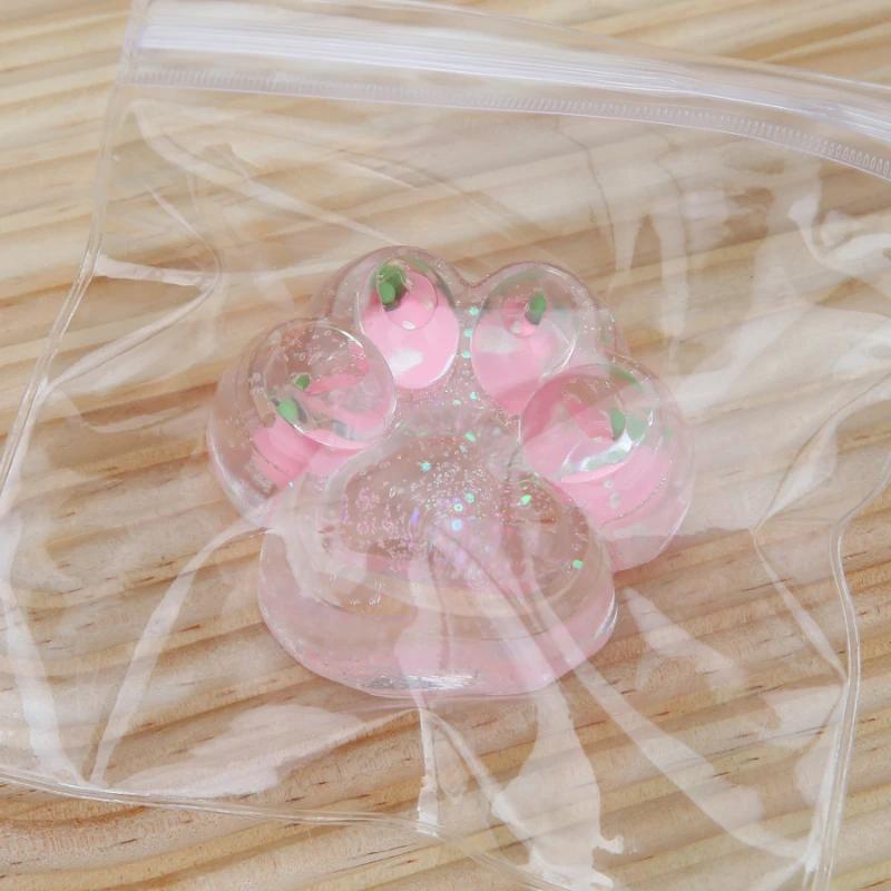 Kind Erdbeere Traube Ananas Katzenpfote Squish Fidget Spielzeug Langsamer Rückprall Stressabbau Pfote Klemmen Dekompression Weiches Squishy Spielzeug