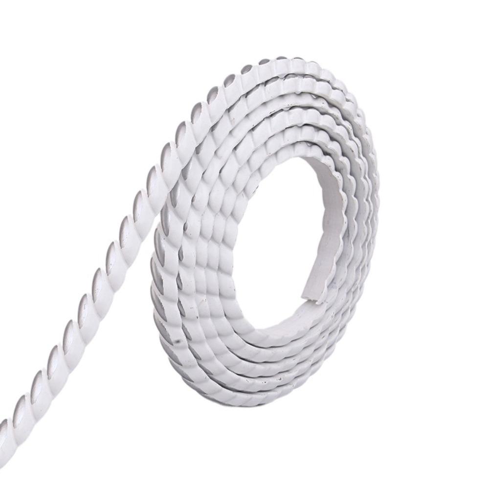DIY Dekoration Målningsbar Vägg Golvsockel Flexibel Skala och Fäst Listverk PVC Självhäftande Panelremsa Hem