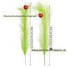 Christmas Green Elf Tree Picks: Green Curly Stems, Red Balls & Pampas Grass - In Stock & Fast Shipping