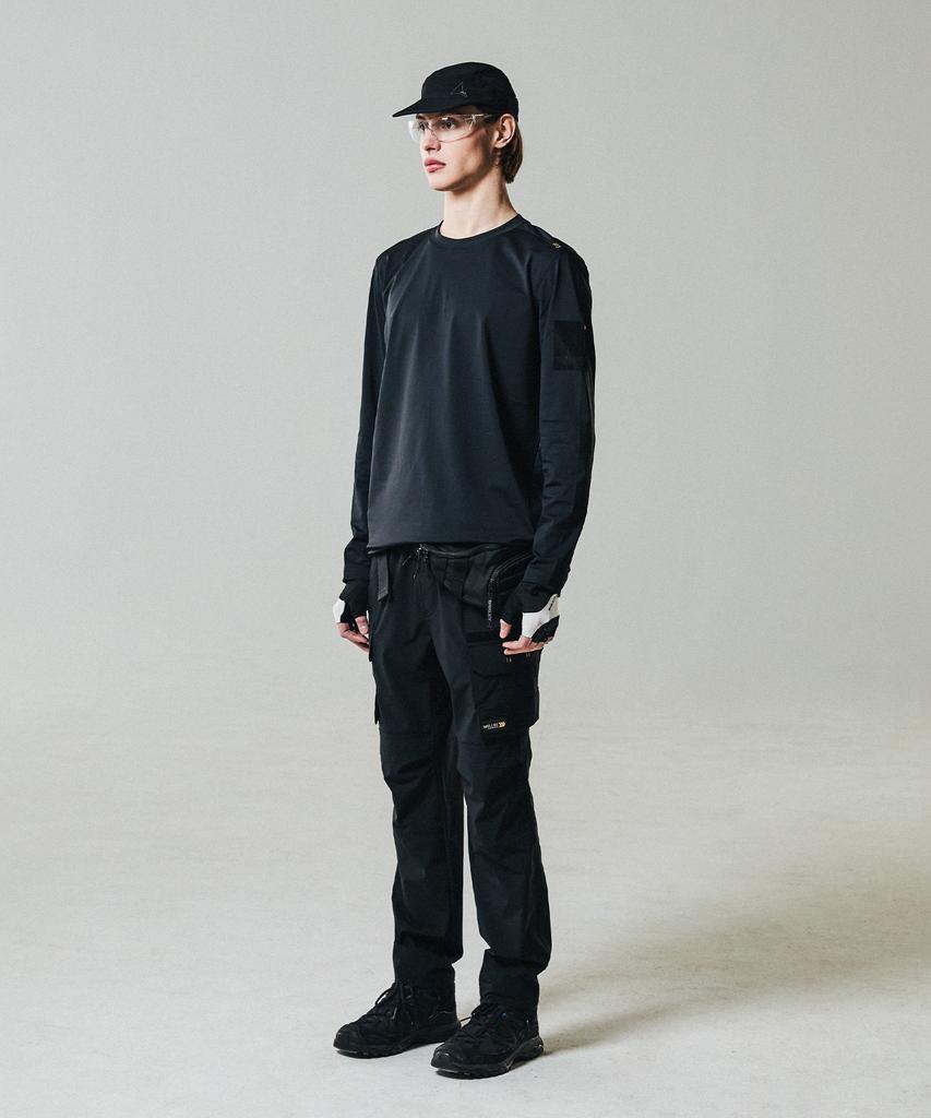 WILLBE LAB Light String Banding Pants (Bk)